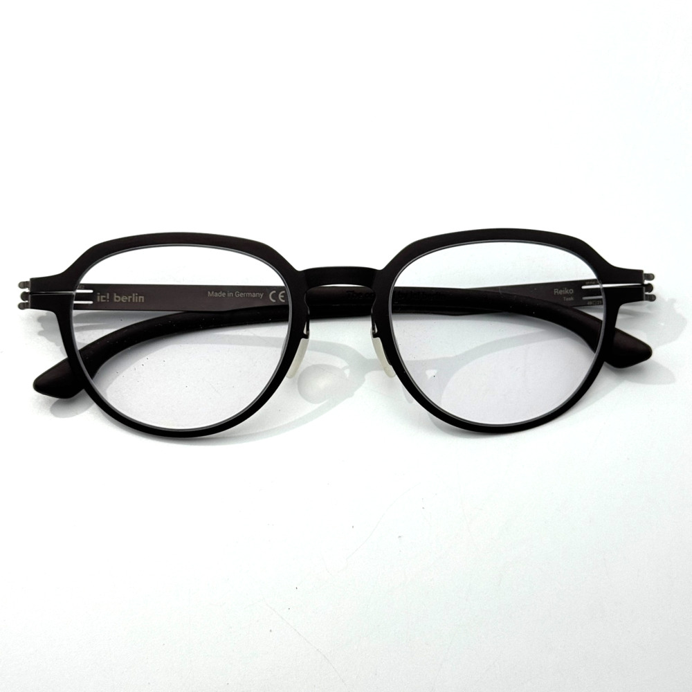 ic! Berlin Eyeglass Frame Reiko IC5179-D 049 Matte Sandblasted Rhodium 49-21-145